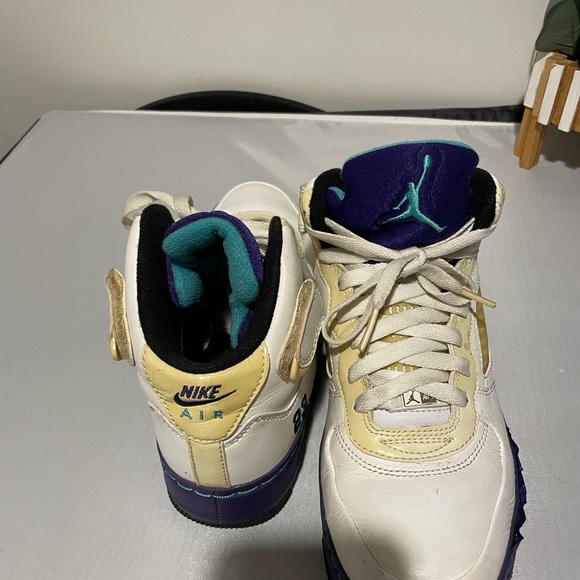 Nike Air Jordan Sz. 5.5Y Nike 318609-102 Grape Ice Emerald - Picture 6 of 10